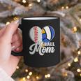 Proud Ball Mom Volleyball Baseball Mom Heart Graphic Print Coffee Mug Proud Ball Mom Volleyball Baseball Mom Heart Graphic Print Coffee Mug