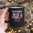 Proud Baseball MOM USA American Flag Family Game Day Graphic Print Coffee Mug Proud Baseball MOM USA American Flag Family Game Day Graphic Print Coffee Mug