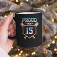 Proud Mom Baseball Player Number 15 Ice Cream Drip Graphic Print Coffee Mug Proud Mom Baseball Player Number 15 Ice Cream Drip Graphic Print Coffee Mug