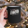 Proud Senior Grandma Class Of 2026 Baseball Graduate Leopard Graphic Print Coffee Mug