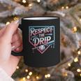 Respect The Drip Baseball Player Graphic Print Coffee Mug Respect The Drip Baseball Player Graphic Print Coffee Mug