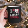 Retro 100 Days Of School Baseball Teacher Student 100 Days Graphic Print Coffee Mug