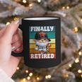 Retro Baseball Retirement Gnome Baseball Dad Finally Retired Graphic Print Coffee Mug Retro Baseball Retirement Gnome Baseball Dad Finally Retired Graphic Print Coffee Mug