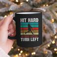 Retro Hit Hard Run Fast Turn Left Baseball Lover Graphic Print Coffee Mug Retro Hit Hard Run Fast Turn Left Baseball Lover Graphic Print Coffee Mug