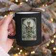 Retro Skeleton Baseball Dad Tarot Card Halloween Sport Lover Graphic Print Coffee Mug