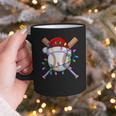 Santa Sports Christmas Baseball Player Graphic Print Coffee Mug Santa Sports Christmas Baseball Player Graphic Print Coffee Mug