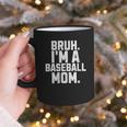 Sarcastic Bruh Baseball Mom Fan Gear For Mama Life Graphic Print Coffee Mug