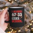 I Scored 6733 100th Days Of School Baseball Six Seven Meme Graphic Print Coffee Mug