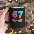 Six Seven 6-7 Baseball Ice Cream Drip 67 Meme Hands Graphic Print Coffee Mug
