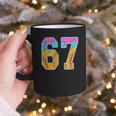 Six Seven Baseball Drip Graphic Print Coffee Mug