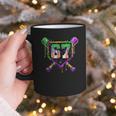 Six Seven Mardi Gras Baseball Sports Party Graphic Print Coffee Mug Six Seven Mardi Gras Baseball Sports Party Graphic Print Coffee Mug