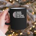 I Snack Harder Than Your Team Plays Baseball Men Women Graphic Print Coffee Mug