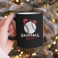Softball Baseball Mom Floral Tee Mother's Day Graphic Print Coffee Mug Softball Baseball Mom Floral Tee Mother's Day Graphic Print Coffee Mug