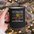 Softball Dad Like a Baseball Dad But Bigger Balls Father Day Graphic Print Coffee Mug Softball Dad Like a Baseball Dad But Bigger Balls Father Day Graphic Print Coffee Mug