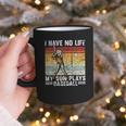 My Son Plays Baseball I Have No Life Baseball Dad Fun Graphic Print Coffee Mug