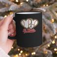 St Louis Leopard Heart Baseball Batter Boys Fan Graphic Print Coffee Mug