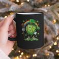 St Patricks Day Baseball Leprechaun Rainbow Green Baseball Graphic Print Coffee Mug
