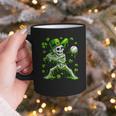 St Patricks Day Baseball Skeleton Irish Leprechaun Hat Boys Graphic Print Coffee Mug