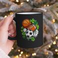 St Patricks Day Shamrock Basketball Baseball Football Soccer Graphic Print Coffee Mug St Patricks Day Shamrock Basketball Baseball Football Soccer Graphic Print Coffee Mug