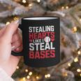 Stealing Hearts Like I Steal Bases Cute Baseball Kids Graphic Print Coffee Mug Stealing Hearts Like I Steal Bases Cute Baseball Kids Graphic Print Coffee Mug