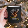 Stoneage Caveman Neolithic History Baseball Dad Father Graphic Print Coffee Mug