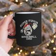 Super Baseball Dad Graphic Print Coffee Mug Super Baseball Dad Graphic Print Coffee Mug