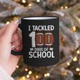I Tackled 100 Days Of School Baseball Player Kids Teacher Graphic Print Coffee Mug I Tackled 100 Days Of School Baseball Player Kids Teacher Graphic Print Coffee Mug