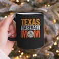 Texas Baseball Mom Design Baseball Player And Baseball Graphic Print Coffee Mug Texas Baseball Mom Design Baseball Player And Baseball Graphic Print Coffee Mug