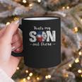 Thats My Son Out There For a Dominican Baseball Mom Graphic Print Coffee Mug