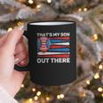 That's My Son Out There Baseball Dad For Men 4th Of July Men Graphic Print Coffee Mug That's My Son Out There Baseball Dad For Men 4th Of July Men Graphic Print Coffee Mug