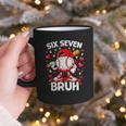 Valentines Day Six Seven Bruh 6 7 Meme Baseball Drip Boys Graphic Print Coffee Mug