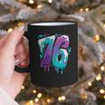 Vintage Baseball 76 Number Graphic Print Coffee Mug