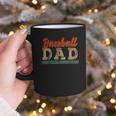 Vintage Baseball Dad Most Stressful Position On The Team Graphic Print Coffee Mug Vintage Baseball Dad Most Stressful Position On The Team Graphic Print Coffee Mug
