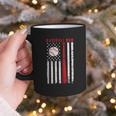 Vintage Baseball Flag Women Baseball Mom Graphic Print Coffee Mug Vintage Baseball Flag Women Baseball Mom Graphic Print Coffee Mug