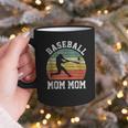 Vintage Baseball Mom Mom Baseball Lover Graphic Print Coffee Mug