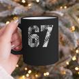 Vintage Baseball Number 67 Jersey Player Uniform Graphic Print Coffee Mug Vintage Baseball Number 67 Jersey Player Uniform Graphic Print Coffee Mug