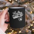 Vintage Baseball Tee Lefty Left Handed Baseball Player Graphic Print Coffee Mug Vintage Baseball Tee Lefty Left Handed Baseball Player Graphic Print Coffee Mug