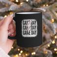 Womens Baseball Mom Leopard Game Day Mother's Day Graphic Print Coffee Mug