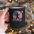 Women's Batter Patriotic American Flag Baseball Silks Graphic Print Coffee Mug Women's Batter Patriotic American Flag Baseball Silks Graphic Print Coffee Mug