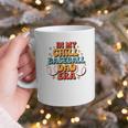 Baseball In My Chill Baseball Dad Era Retro Bright Vibes Graphic Print Coffee Mug