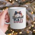 Baseball Dad American Flag Bow Sports Graphic Print Coffee Mug Baseball Dad American Flag Bow Sports Graphic Print Coffee Mug