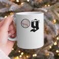 Baseball Dad Coach Old Head OG Old School Baller White Graphic Print Coffee Mug