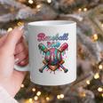 Baseball Dad Game Day Vibes Ice Cream Drip Baseball Daddy Graphic Print Coffee Mug