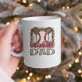 Baseball Dad Leopard Proud Ball Dad Game Day Graphic Print Coffee Mug