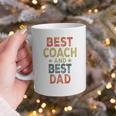 Baseball Dad For Men Vintage Best Coach And Best Dad Graphic Print Coffee Mug Baseball Dad For Men Vintage Best Coach And Best Dad Graphic Print Coffee Mug