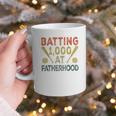 Baseball Dad Vintage Batting 1000 At Fatherhood Graphic Print Coffee Mug Baseball Dad Vintage Batting 1000 At Fatherhood Graphic Print Coffee Mug