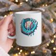 Baseball Drip Ice Cream Sprinkles Baseball Player Premium Tri-Blend Graphic Print Coffee Mug