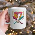 Baseball Ice Cream Drip Number 67 Player 67th Birthday Premium Tri-Blend Graphic Print Coffee Mug Baseball Ice Cream Drip Number 67 Player 67th Birthday Premium Tri-Blend Graphic Print Coffee Mug