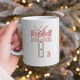 Baseball Mom 3 Number 3 Jersey Team Numbered Jersey Graphic Print Coffee Mug
