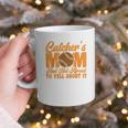 Baseball Mom Catcher's Mom Leopard Softball Mom Graphic Print Coffee Mug Baseball Mom Catcher's Mom Leopard Softball Mom Graphic Print Coffee Mug